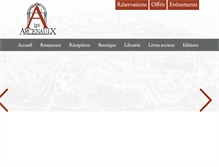 Tablet Screenshot of les-arcenaulx.com